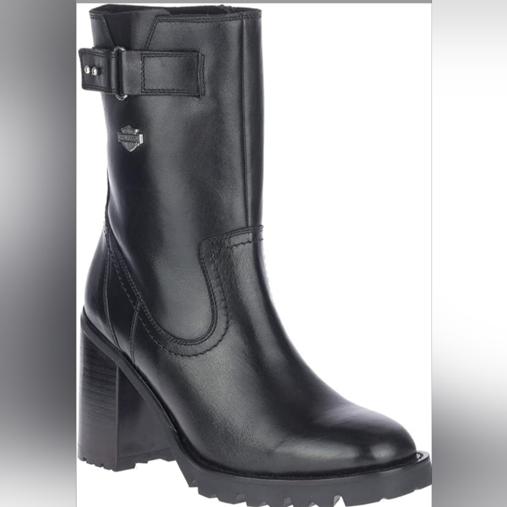 Harley-Davidson Women's Black Leather Boots